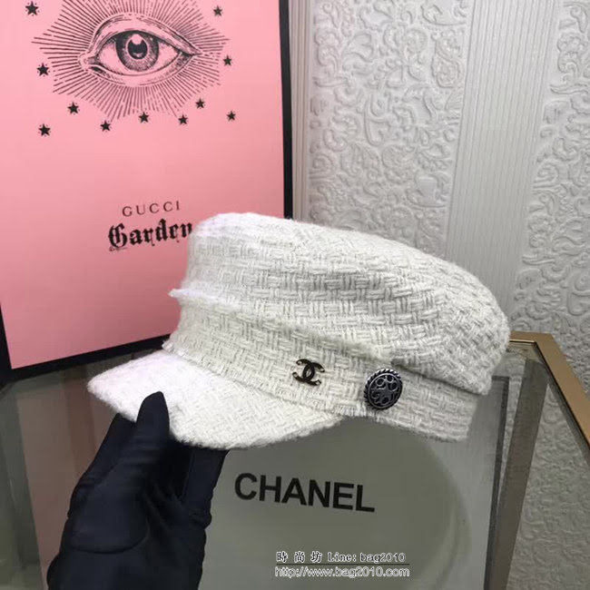 CHANEL香奈兒 代購品質 時尚百搭爆款軍帽 LLWJ7615